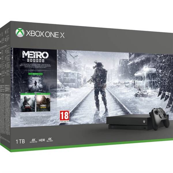 Herní konzole Microsoft 1 TB + Metro Exodus 
