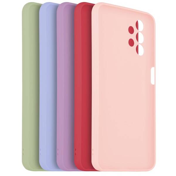 Set krytů na mobil FIXED Story na Samsung Galaxy A13 červený/modrý/zelený/růžový/fialový


