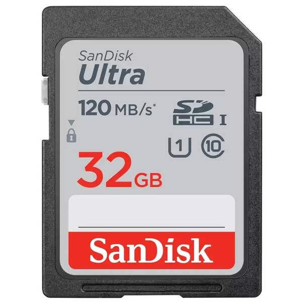 Paměťová karta SANDISK 32 GB UHS-I U1 (120R) 

