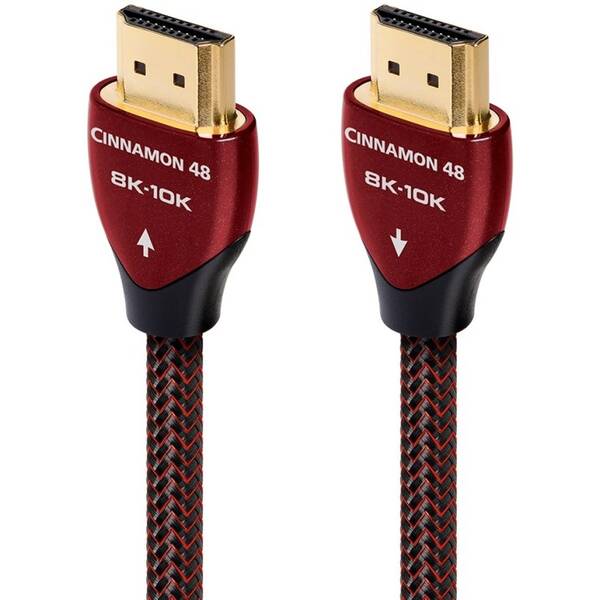 Kabel AUDIOQUEST HDMI 2.1 Cinnamon 48, 2 m černý/červený

