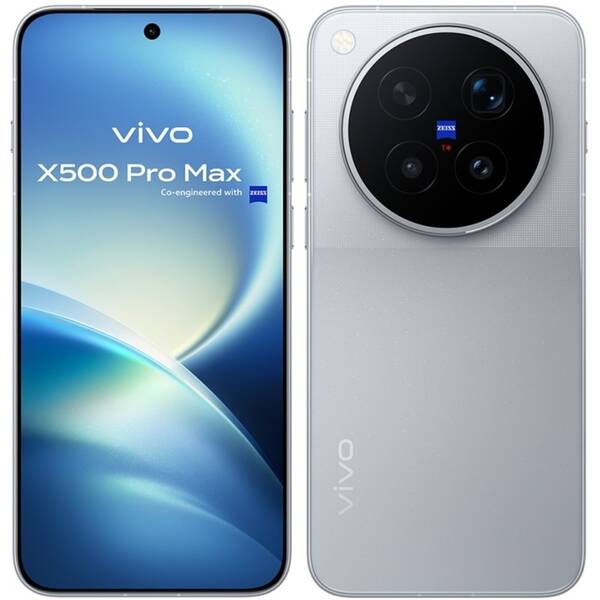 Mobilní telefon vivo X500 Pro Max 5G 12 GB / 512 GB šedý

