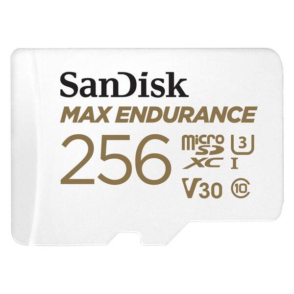 Paměťová karta SanDisk MAX ENDURANCE microSDXC 256 GB + adaptér 
