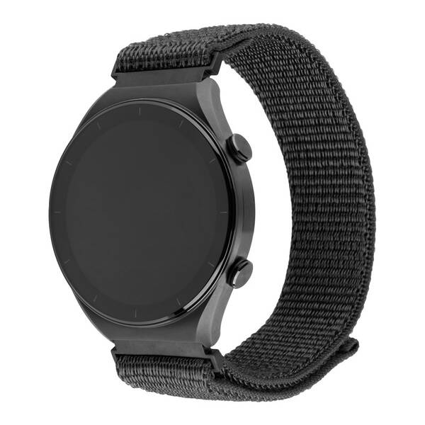 Řemínek FIXED Nylon Sporty Strap na Garmin Quick Release 20mm šedá barva
