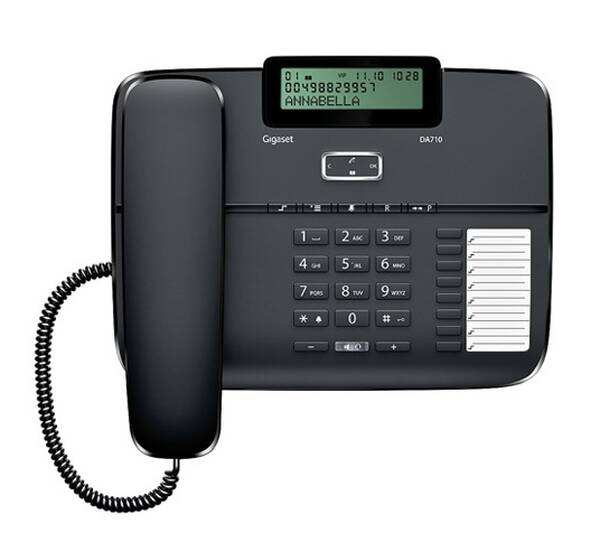Domácí telefon Gigaset DA710 černý

