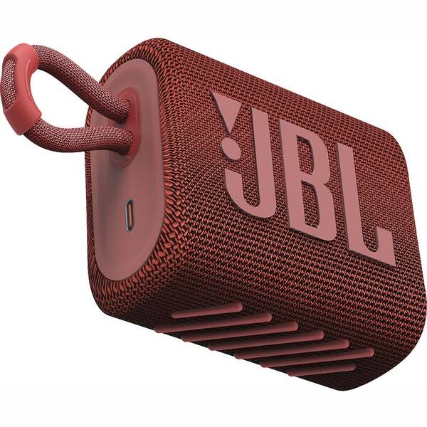 Přenosný reproduktor JBL GO3 červený

