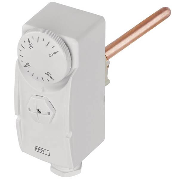 Termostat EMOS příložný, manuální, jímkový, P5685 

