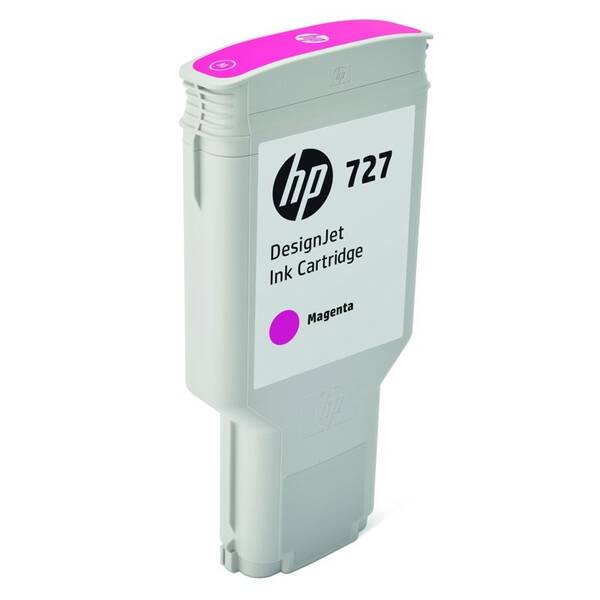 Inkoustová náplň HP 727, 300 ml purpurová

