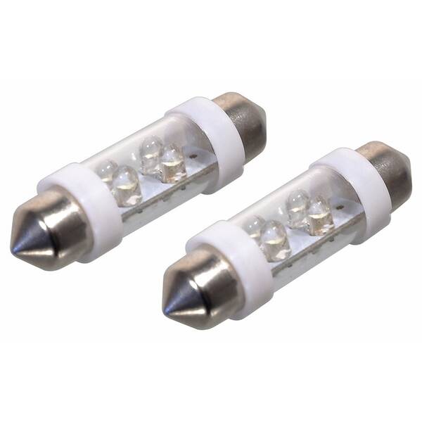 Autožárovka Compass 33725 4LED 12V  suf. SV8.5  (2 ks) bílá

