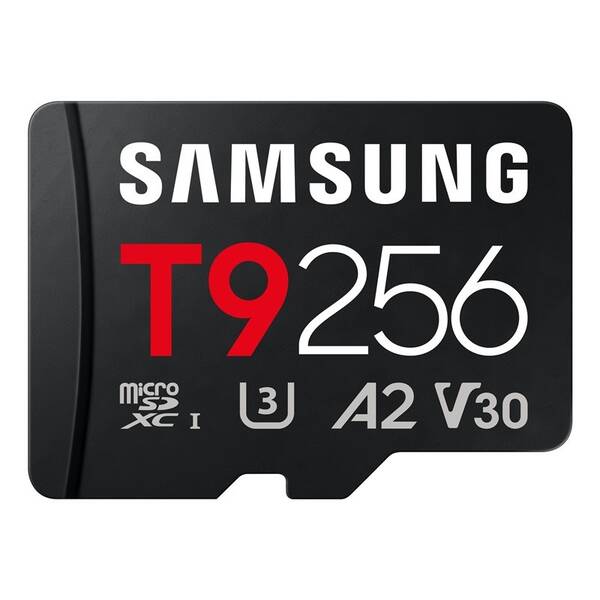 Paměťová karta Samsung T9 MicroSDXC 256GB UHS-I U3 (200R/130W) černá


