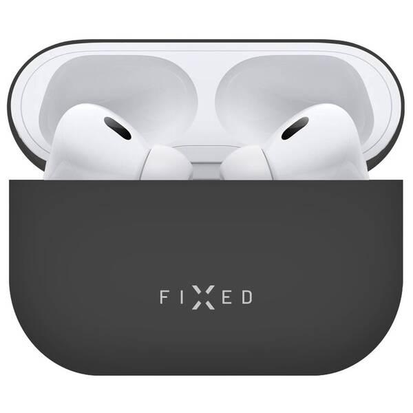 Pouzdro FIXED Silky pro Apple AirPods Pro 2 černé

