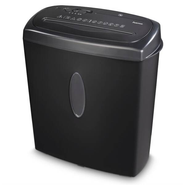 Skartovač Hama Home X10CD, 10 listů, 15 l černý

