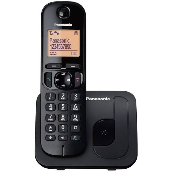 Domácí telefon Panasonic KX-TGC210FXB černá barva

