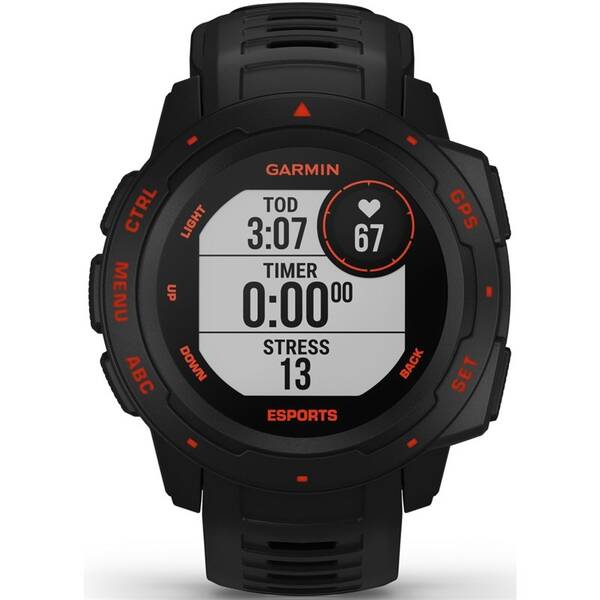 Chytré hodinky Garmin Instinct Esports Edition - Black Lava 

