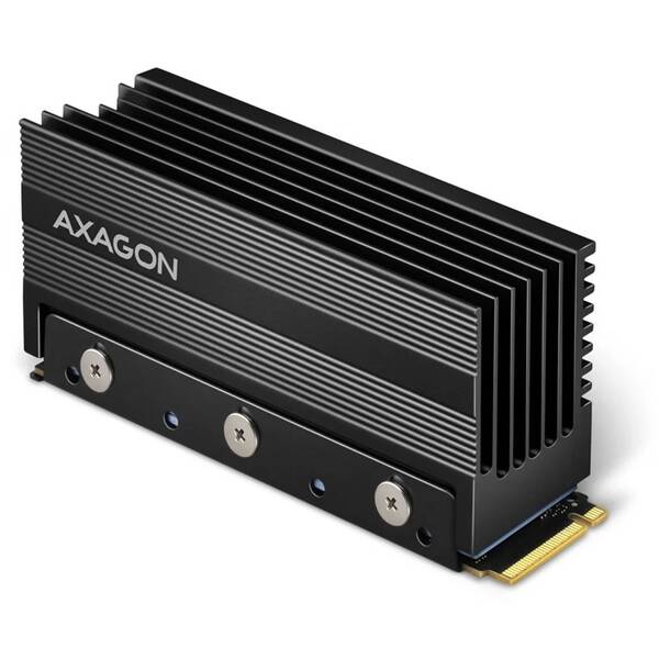 Chladič Axagon CLR-M2XL, M.2 SSD 2280, 36 mm černý

