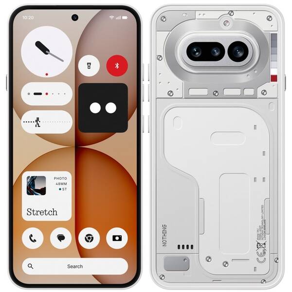 Mobilní telefon Nothing Phone (4a) 5G 8 GB / 128 GB bílý


