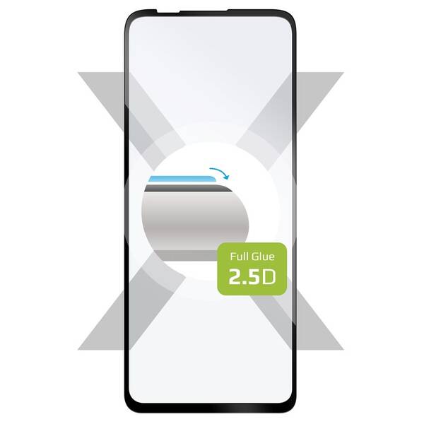 Tvrzené sklo FIXED Full-Cover na Motorola Edge S/Moto G100 černé

