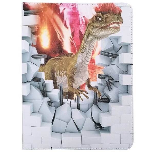 Pouzdro na tablet flipové GreenGo Dinosaur na tablet 7-8" 

