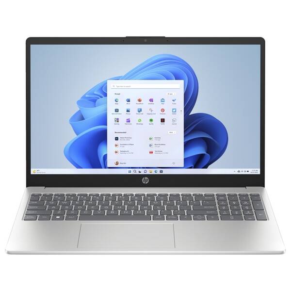 Notebook HP 15-fc0610nc + Game Pass předplatné na 3 měsíce stříbrný/bílý

