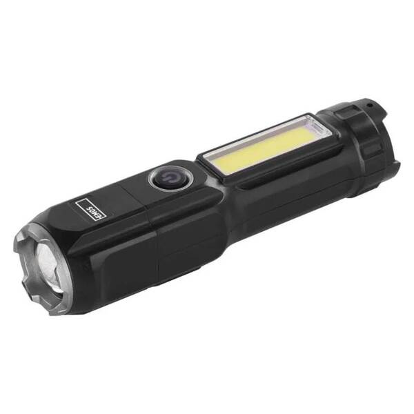 Svítilna EMOS LED NABÍJECÍ, 150lm, 1 200 mAh černá

