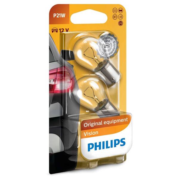 Autožárovka Philips Vision P21W (2 ks) 

