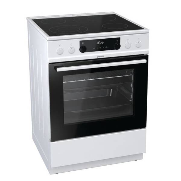 Sklokeramický sporák Gorenje ECS6350WPA Entry steam bílý

