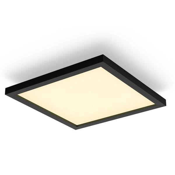 Stropní svítidlo Philips Aurelle, čtvercové, 30 cm černé


