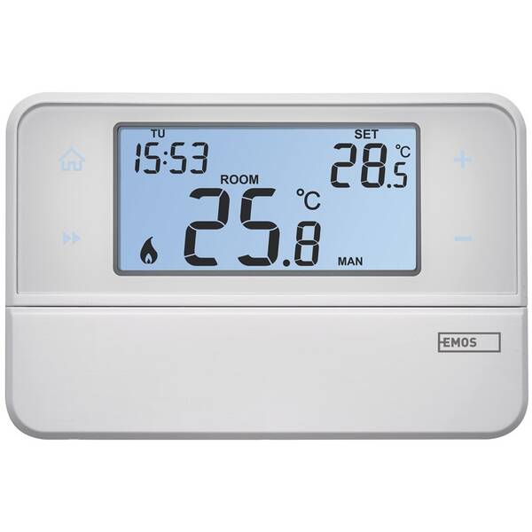 Termostat EMOS pokojový, programovatelný, drátový, OpenTherm, P5606OT 

