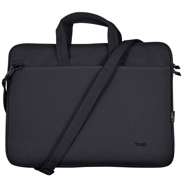 Brašna na notebook Trust Bologna Eco-friendly Slim na 16˝ černá


