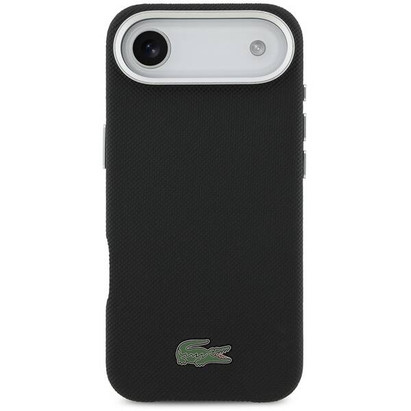 Kryt na mobil Lacoste Iconic Petit Pique Metal Logo MagSafe na Apple iPhone Air černý

