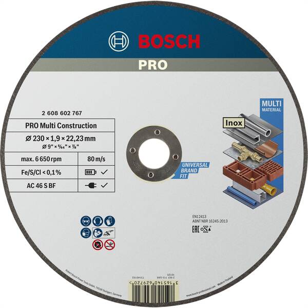 Řezný kotouč Bosch PRO 2.608.602.767 

