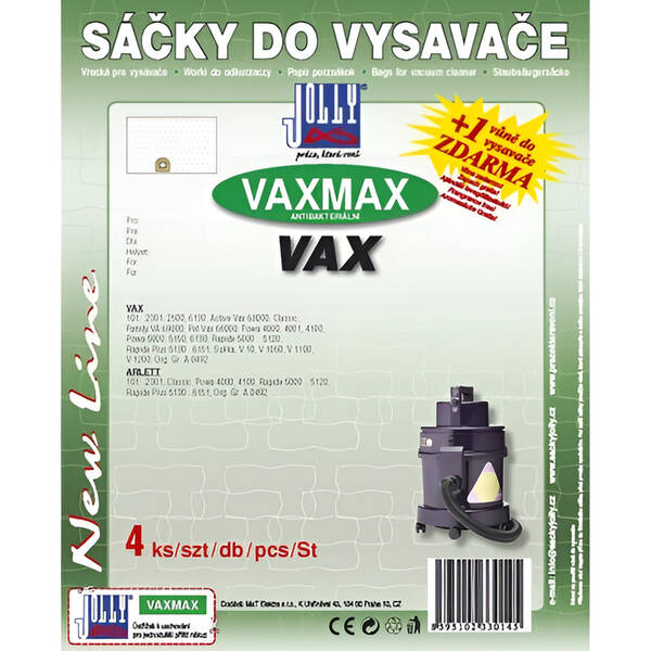 Sáčky do vysavače Jolly MAX VAX 1 (4 ks) 

