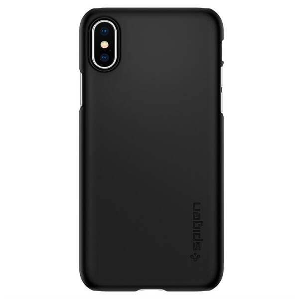 Kryt na mobil Spigen Thin Fit na Apple iPhone Xs/X černý

