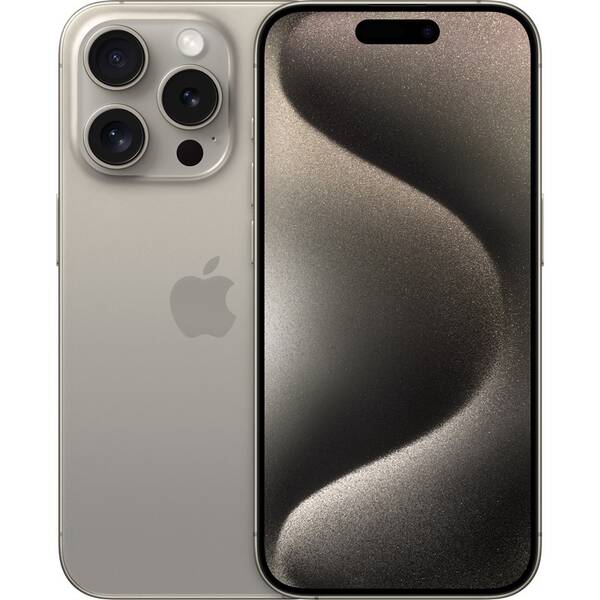 Mobilní telefon Apple iPhone 15 Pro 128GB Natural Titanium 

