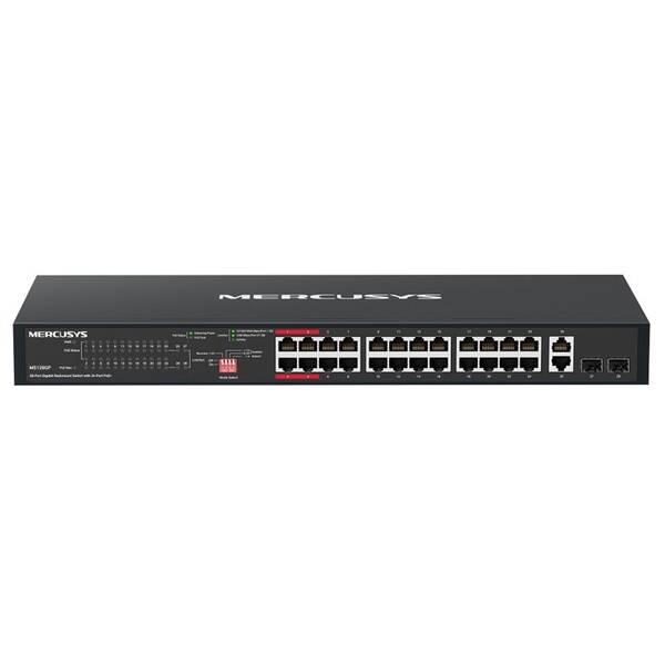Switch Mercusys MS128GP černý

