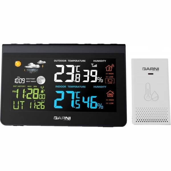 Meteorologická stanice GARNI 610 Precise černá

