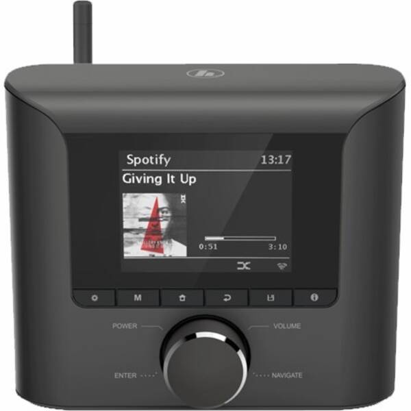 Internetový radiopřijímač s DAB+ Hama DIT1010BT černý

