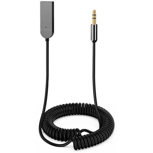 Bluetooth audio přijímač FIXED Signal Alu se zabudovaným mikrofonem šedý

