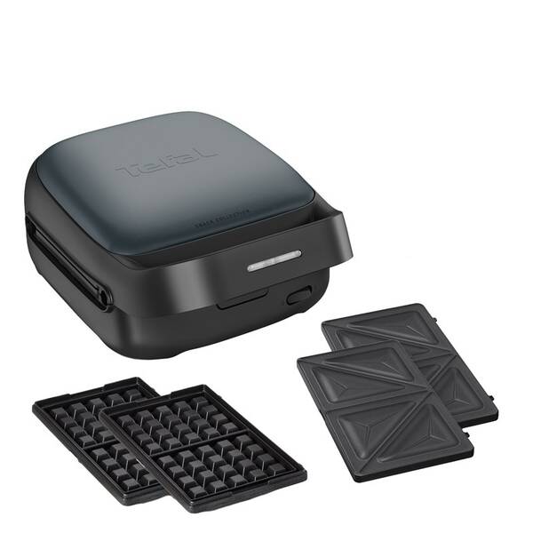 Sendvičovač Tefal SW862BF0 New Snack Collection šedý

