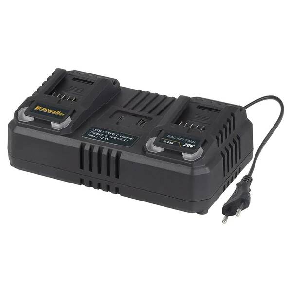 Nabíječka Riwall RAC 420 TWIN 

