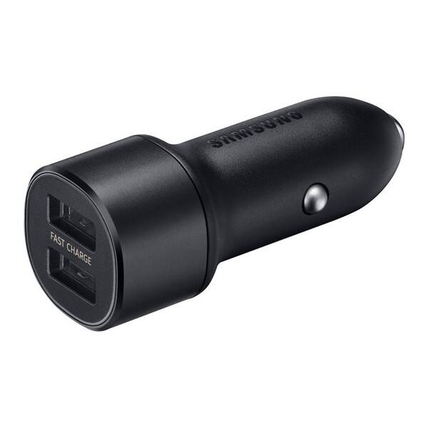 Adaptér do auta Samsung EP-L1100N, 2x USB, 2A, s funkcí rychlonabíjení černý

