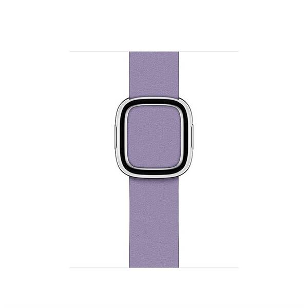 Řemínek Apple Watch 40mm šeříkově modrý řemínek s moderní přezkou – střední 

