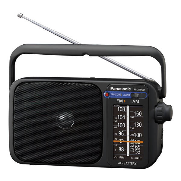Radiopřijímač Panasonic RF-2400DEG-K černý

