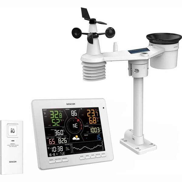 Meteorologická stanice Sencor SWS 16600 Wi-Fi Sencor Home bílý

