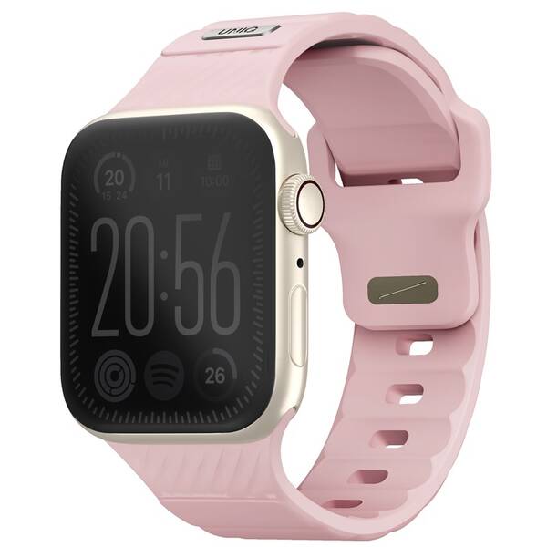 Řemínek Uniq Stride FKM na Apple Watch 42/41/40mm růžový

