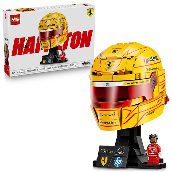 Stavebnice LEGO® Editions 43022 Helma Lewis Hamilton ze Scuderia Ferrari HP 

