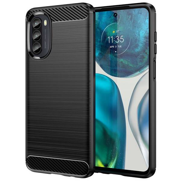 Kryt na mobil WG Carbon na Motorola G62 5G černý

