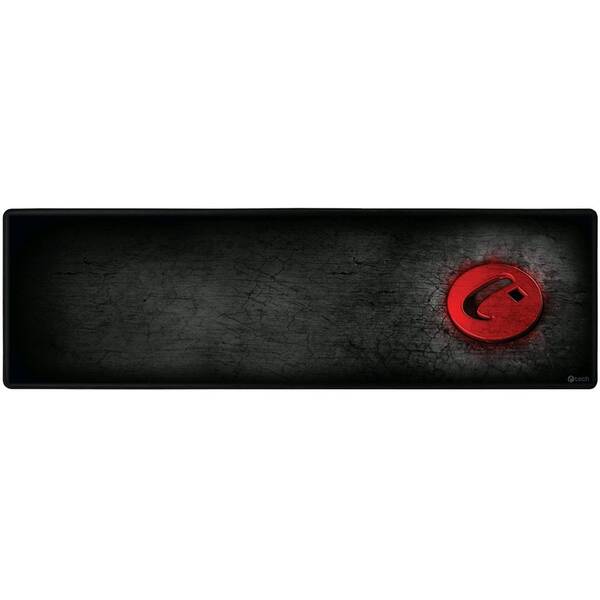 Podložka pod klávesnici a myš C-Tech GMP-02XL, gamming, 90×27 cm černá/červená

