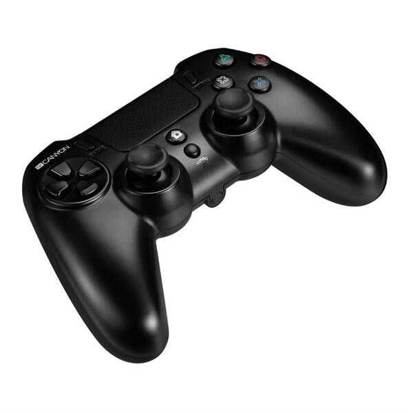 Gamepad Canyon s touchpadem pro PS4, bezdrátový černá barva

