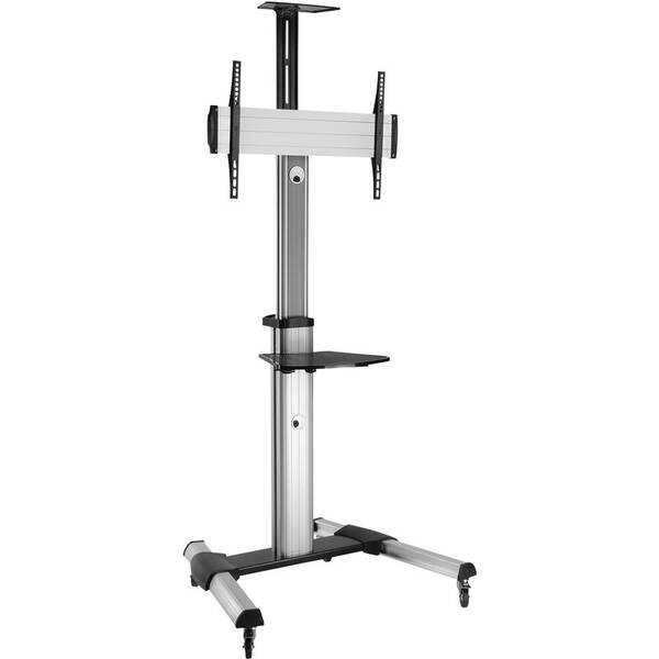 Stojan pro TV STELL SOS 4100, pro úhlopříčky 40" až 100", nosnost 50 kg stříbrný

