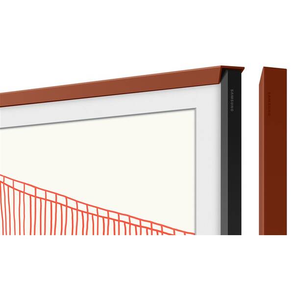 Výměnný rámeček Samsung pro Frame TV s úhlopříčkou 65" (2021), Zkosený design - cihlový 

